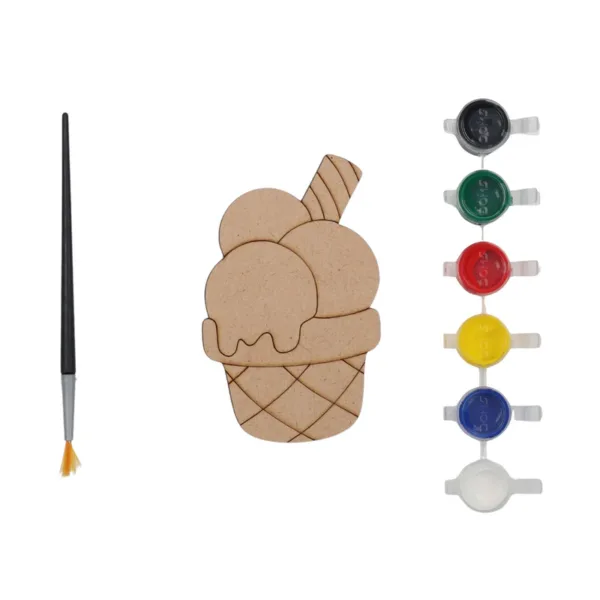 Ice-Cream Cup Fridge Magnet Cutout Kit