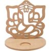 mdf ganesh tea light holder