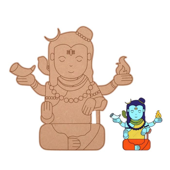 God Shiva Pre-Marked Cutout