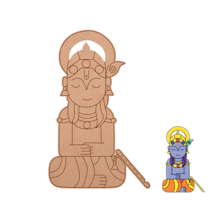 God Vishnu Pre-Marked Cutout