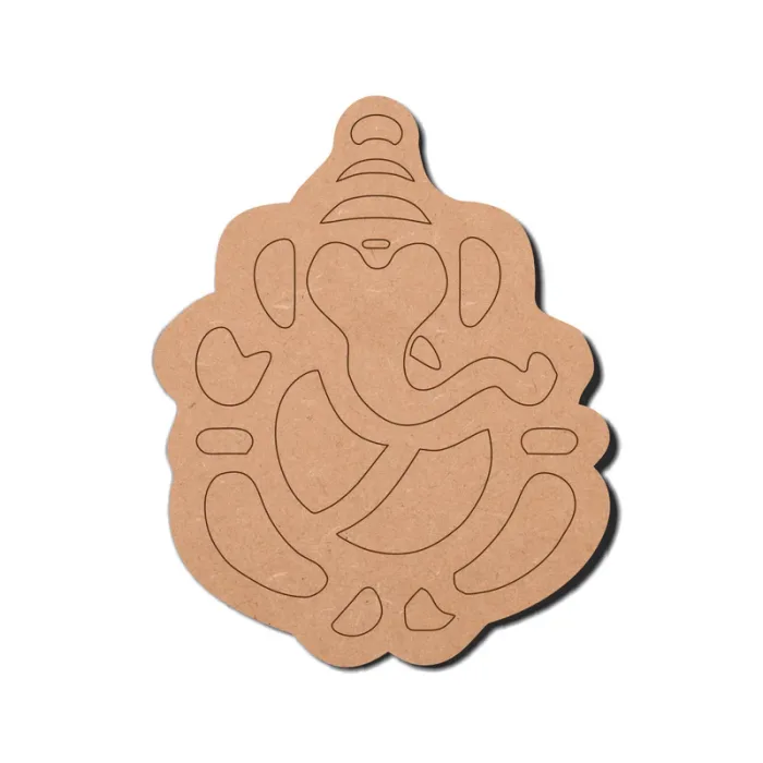 MDF Ganesha Fridge Magnet 02