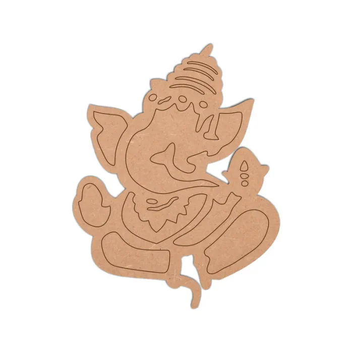 MDF Ganesha Fridge Magnet 03