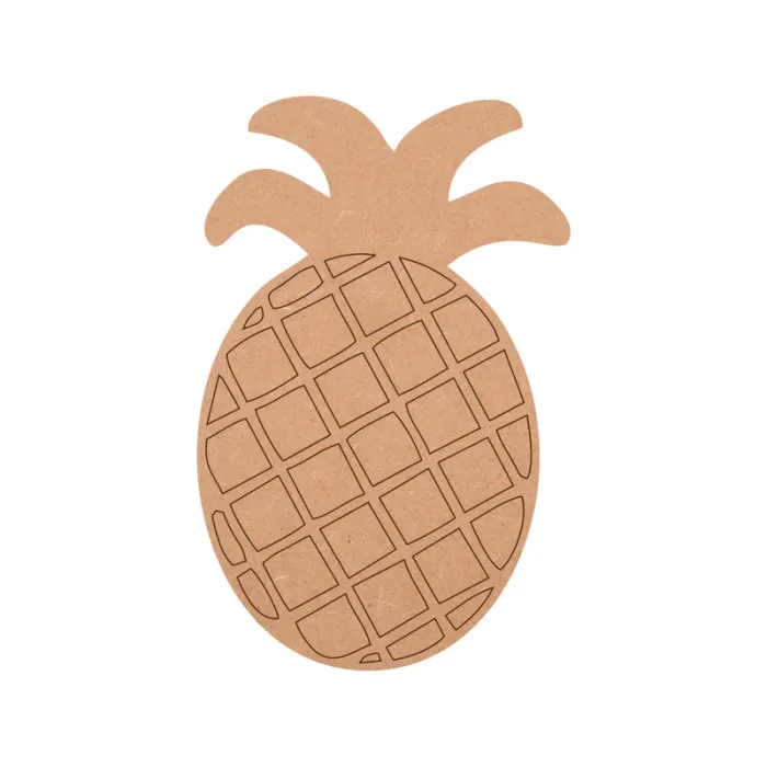 MDF Pineapple Fridge Magnet