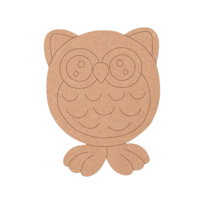 Owl Pre-Marked Cutout