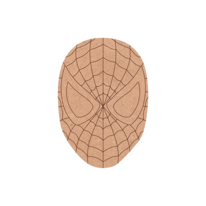 Spiderman face mask Pre-Marked Cutout